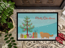 Load image into Gallery viewer, Persian Modern Cat Merry Christmas Doormat - 24x36 Decorative Floor Mat – Indoor/Outdoor Rug with Artistic Flair CK4678JMAT