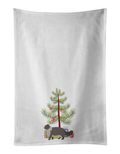 Load image into Gallery viewer, Persian Modern #2 Cat Merry Christmas White Kitchen Towel Set of 2