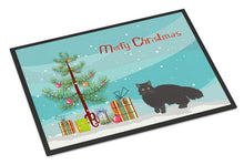 Load image into Gallery viewer, Black Persian Traditional Cat Merry Christmas Doormat - 24x36 Decorative Floor Mat – Indoor/Outdoor Rug with Artistic Flair CK4680JMAT