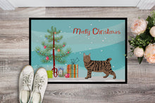 Load image into Gallery viewer, Pixie Bob #3 Cat Merry Christmas Doormat - 24x36 Decorative Floor Mat – Indoor/Outdoor Rug with Artistic Flair CK4686JMAT