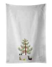 Load image into Gallery viewer, Ragamuffin #1 Cat Merry Christmas White Kitchen Towel Set of 2