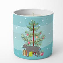 Load image into Gallery viewer, Russian Blue #2 Cat Merry Christmas 10 oz Decorative Soy Candle