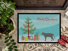 Load image into Gallery viewer, Russian Blue #2 Cat Merry Christmas Doormat - 18x27 Decorative Floor Mat – Indoor/Outdoor Rug with Artistic Flair CK4696MAT