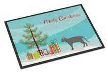 Load image into Gallery viewer, Russian Blue #2 Cat Merry Christmas Doormat - 18x27 Decorative Floor Mat – Indoor/Outdoor Rug with Artistic Flair CK4696MAT