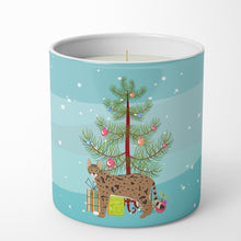 Load image into Gallery viewer, Savannah #1 Cat Merry Christmas 10 oz Decorative Soy Candle