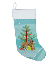 Load image into Gallery viewer, Savannah #2 Cat Merry Christmas Christmas Stocking