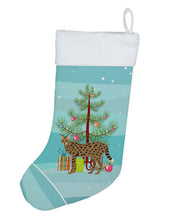 Load image into Gallery viewer, Savannah #3 Cat Merry Christmas Christmas Stocking