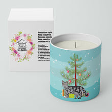 Load image into Gallery viewer, Scottish Straight Cat Merry Christmas 10 oz Decorative Soy Candle