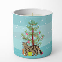 Load image into Gallery viewer, Scottish Straight #2 Cat Merry Christmas 10 oz Decorative Soy Candle