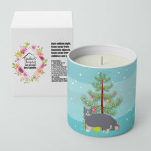 Load image into Gallery viewer, Selkirk Rex #1 Cat Merry Christmas 10 oz Decorative Soy Candle