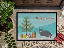 Load image into Gallery viewer, Selkirk Rex #1 Cat Merry Christmas Doormat - 18x27 Decorative Floor Mat – Indoor/Outdoor Rug with Artistic Flair CK4707MAT