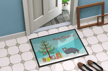 Load image into Gallery viewer, Selkirk Rex #1 Cat Merry Christmas Doormat - 18x27 Decorative Floor Mat – Indoor/Outdoor Rug with Artistic Flair CK4707MAT