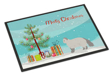Load image into Gallery viewer, Selkirk Rex #2 Cat Merry Christmas Doormat - 24x36 Decorative Floor Mat – Indoor/Outdoor Rug with Artistic Flair CK4708JMAT