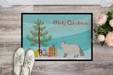 Load image into Gallery viewer, Selkirk Rex #2 Cat Merry Christmas Doormat - 18x27 Decorative Floor Mat – Indoor/Outdoor Rug with Artistic Flair CK4708MAT