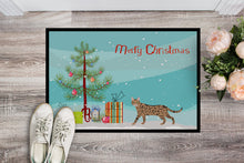 Load image into Gallery viewer, Serengeti Cat Merry Christmas Doormat - 18x27 Decorative Floor Mat – Indoor/Outdoor Rug with Artistic Flair CK4709MAT