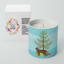 Load image into Gallery viewer, Suphalak Cat Merry Christmas 10 oz Decorative Soy Candle