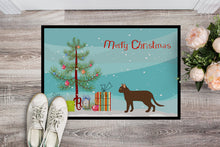 Load image into Gallery viewer, Suphalak Cat Merry Christmas Doormat - 18x27 Decorative Floor Mat – Indoor/Outdoor Rug with Artistic Flair CK4726MAT