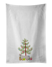 Load image into Gallery viewer, Thai Lilac Cat Merry Christmas White Kitchen Towel Set of 2