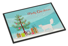 Load image into Gallery viewer, Turkish Angora Cat Merry Christmas Doormat - 24x36 Decorative Floor Mat – Indoor/Outdoor Rug with Artistic Flair CK4732JMAT