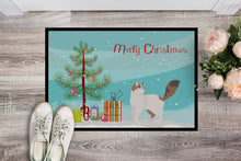 Load image into Gallery viewer, Turkish Van Cat Merry Christmas Doormat - 18x27 Decorative Floor Mat – Indoor/Outdoor Rug with Artistic Flair CK4733MAT