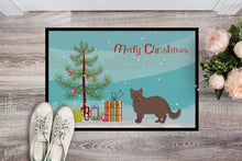 Load image into Gallery viewer, York Chocolate #1 Cat Merry Christmas Doormat - 24x36 Decorative Floor Mat – Indoor/Outdoor Rug with Artistic Flair CK4737JMAT