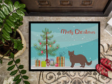 Load image into Gallery viewer, York Chocolate #1 Cat Merry Christmas Doormat - 24x36 Decorative Floor Mat – Indoor/Outdoor Rug with Artistic Flair CK4737JMAT
