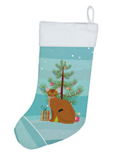 Load image into Gallery viewer, Abyssinian Cat Merry Christmas Christmas Stocking