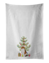 Load image into Gallery viewer, Aegean Cat Merry Christmas White Kitchen Towel Set of 2