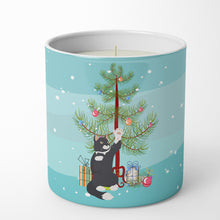 Load image into Gallery viewer, American Polydactyl Cat Merry Christmas 10 oz Decorative Soy Candle