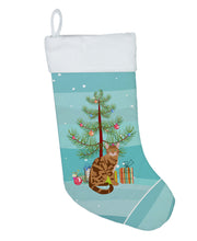 Load image into Gallery viewer, Bengal Cat Merry Christmas Christmas Stocking