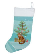 Load image into Gallery viewer, Bengal Cat Merry Christmas Christmas Stocking