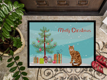 Load image into Gallery viewer, Bengal Cat Merry Christmas Doormat - 24x36 Decorative Floor Mat – Indoor/Outdoor Rug with Artistic Flair CK4747JMAT