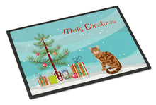 Load image into Gallery viewer, Bengal Cat Merry Christmas Doormat - 24x36 Decorative Floor Mat – Indoor/Outdoor Rug with Artistic Flair CK4747JMAT