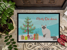 Load image into Gallery viewer, Birman Cat Merry Christmas Doormat - 18x27 Decorative Floor Mat – Indoor/Outdoor Rug with Artistic Flair CK4748MAT