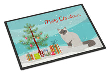 Load image into Gallery viewer, Birman Cat Merry Christmas Doormat - 18x27 Decorative Floor Mat – Indoor/Outdoor Rug with Artistic Flair CK4748MAT