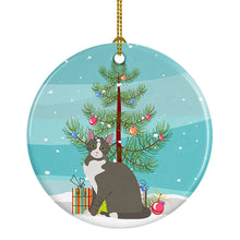 Load image into Gallery viewer, Brazilian Shorthair Cat Merry Christmas Ornament - Round Ceramic Ornament – Artist-Designed Keepsake Decoration