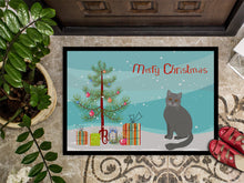 Load image into Gallery viewer, British Semi Longhair Cat Merry Christmas Doormat - 24x36 Decorative Floor Mat – Indoor/Outdoor Rug with Artistic Flair CK4750JMAT