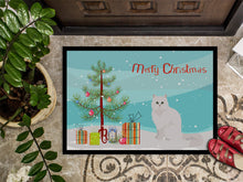 Load image into Gallery viewer, Chinchilla Persian Longhair Cat Merry Christmas Doormat - 18x27 Decorative Floor Mat – Indoor/Outdoor Rug with Artistic Flair CK4758MAT