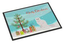 Load image into Gallery viewer, Chinchilla Persian Longhair Cat Merry Christmas Doormat - 18x27 Decorative Floor Mat – Indoor/Outdoor Rug with Artistic Flair CK4758MAT