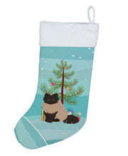 Load image into Gallery viewer, Colorpoint Persian Hymalayan #2 Cat Merry Christmas Christmas Stocking