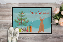 Load image into Gallery viewer, Devon Rex #1 Cat Merry Christmas Doormat - 24x36 Decorative Floor Mat – Indoor/Outdoor Rug with Artistic Flair CK4762JMAT