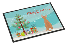 Load image into Gallery viewer, Devon Rex #1 Cat Merry Christmas Doormat - 24x36 Decorative Floor Mat – Indoor/Outdoor Rug with Artistic Flair CK4762JMAT