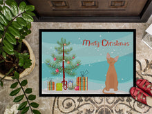 Load image into Gallery viewer, Devon Rex #1 Cat Merry Christmas Doormat - 18x27 Decorative Floor Mat – Indoor/Outdoor Rug with Artistic Flair CK4762MAT