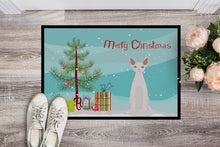 Load image into Gallery viewer, Devon Rex #2 Cat Merry Christmas Doormat - 24x36 Decorative Floor Mat – Indoor/Outdoor Rug with Artistic Flair CK4763JMAT