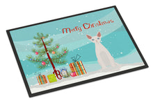 Load image into Gallery viewer, Devon Rex #2 Cat Merry Christmas Doormat - 24x36 Decorative Floor Mat – Indoor/Outdoor Rug with Artistic Flair CK4763JMAT