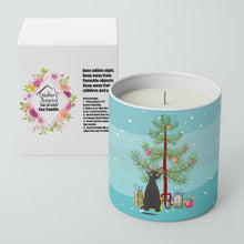 Load image into Gallery viewer, Devon Rex #3 Cat Merry Christmas 10 oz Decorative Soy Candle