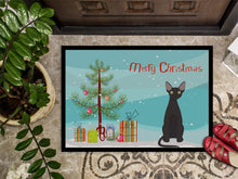 Load image into Gallery viewer, Devon Rex #3 Cat Merry Christmas Doormat - 18x27 Decorative Floor Mat – Indoor/Outdoor Rug with Artistic Flair CK4764MAT