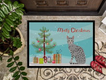 Load image into Gallery viewer, Egyptian Mau Cat Merry Christmas Doormat - 24x36 Decorative Floor Mat – Indoor/Outdoor Rug with Artistic Flair CK4766JMAT