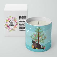 Load image into Gallery viewer, European Burmese Cat Merry Christmas 10 oz Decorative Soy Candle