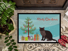 Load image into Gallery viewer, European Burmese Cat Merry Christmas Doormat - 18x27 Decorative Floor Mat – Indoor/Outdoor Rug with Artistic Flair CK4767MAT